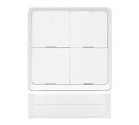ANCLLO Interruptor de Escenas Inteligente Zigbee con 12 Escenas, Interruptor de Pared Inalámbrico Compatible con la App Tuya/Smart Life (Requiere Zigbee Hub Incompatible con Alexa)