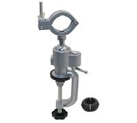 ANCLLO Taladro eléctrico soporte amoladora eléctrica, tornillo banco mesa, tornillo banco giratorio universal 360°, trabajo DIY taladro eléctrico aleación aluminio multifuncional ajustable banco fijo