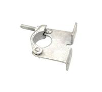 Andamio forjado (placa sólida), andamio de acoplamiento giratorio, abrazaderas de andamio de 360° con tuerca de cuello, para fijar varilla de anclaje de andamio, acoplador doble forjado