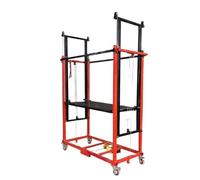 Andamios eléctricos Mesa elevadora eléctrica con capacidad de carga máxima 300 kg, elevador multifuncional plegable móvil Plataforma de trabajo(2M)