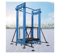 Andamios eléctricos Plataforma elevadora móvil plegable for obras de construcción, con ruedas giratorias Plataforma de trabajo(5M)