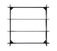 Andersen Furniture Estante de pared Division Acero negro. 45×45×10 cm