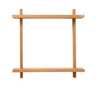 Andersen Furniture Estante de pared Treat doble Roble natural aceitado. 50×12×50 cm