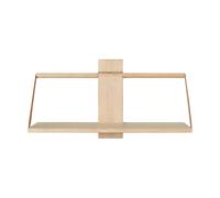 Andersen Furniture Estantería de pared Wood Wall Large 60x25x32 cm Oak