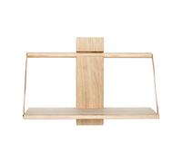 Andersen Furniture Estantería de pared Wood Wall Medium 45x20x32 cm Oak