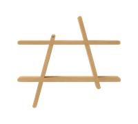 Andersen Furniture Estantería para pared A-Shelf Special Edition Brown beige M 52x9x46 cm