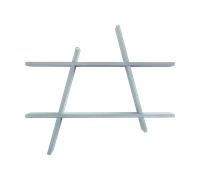 Andersen Furniture Estantería para pared A-Shelf Special Edition Grey blue L 78x12x67 cm