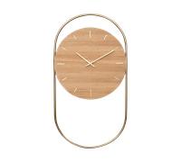 Andersen Furniture Reloj de pared A-Wall 41x76 cm Oak-brass