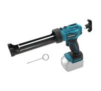 ANEELV Pistola de cartucho con batería, 300 ml, compatible con Makita 18 V, jeringuilla eléctrica de silicona de 4 velocidades y luz LED, prensa de cartucho para sellar y pegar (sin batería)