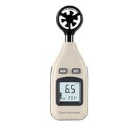 Anemómetro, Anemómetro, medidor de velocidad del viento, 0-30 m/s, mini sensor digital portátil respuesta a la aire