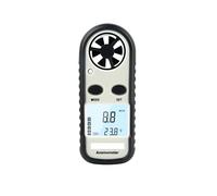 Anemómetro, Anemómetro portátil, mini medidor de velocidad del viento, anemómetro 0 a 30 m/s con pantalla LCD digital, herramienta medición manual