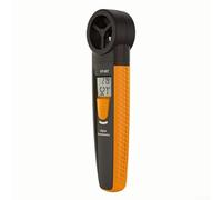 Anemómetro digital de bolsillo HT-807 con termómetro, medidor para MS KMH para nudos MPH, indicador de escala Beaufort, detección de viento bajo 0.1m/s, pantalla LCD de retroiluminación para monitoreo