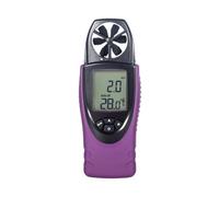 Anemómetro digital, Mini Anemómetro Portátil ST8021 For Medir La Velocidad Del Viento, Temperatura, Humedad Y El Punto De Rocío. Medidor Bola Mojada