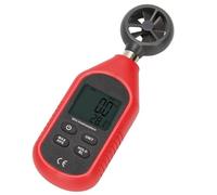 Anemómetro, Mini anemómetro de mano, medidor digital velocidad del viento, instrumento medición temperatura y volumen, probador con pantalla LCD