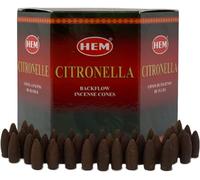 Anémona - Backflow Hem premium - Conos naturales y amaderados - Lote de cajas (limón, 1 caja)