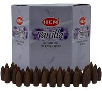 Anémona Backflow Hem Premium - Conos naturales y amaderados - Lote de cajas (vainilla, 6 cajas)
