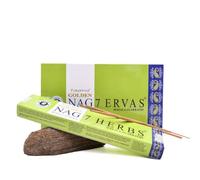 Anemone - Enecens Vijayshree Golden Premium - Varillas naturales y amaderadas - Paquete de latas de 15 g (7 hierbas, 6 cajas)