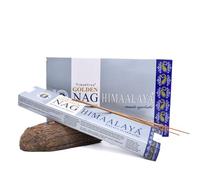 Anemone - Enecens Vijayshree Golden Premium - Varillas naturales y de madera - Paquete de latas de 15 g (Himalaya, 6 cajas)