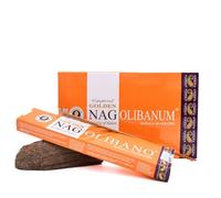 Anemone - Enecens Vijayshree Golden Premium - Varillas naturales y de madera - Paquete de latas de 15 g (Oliban, 6 cajas)