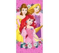 anemone Toalla de playa algodón princesa Disney 70 x 140 cm - 320 GSM suave y absorbente - Toalla de baño infantil niña - Magia sueño piscina viaje regalo (B)