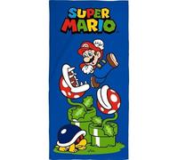 anemone - Toalla de playa de microfibra Nintendo Mario 70 x 140 cm - Secado rápido 250 GSM - Toalla de baño infantil adulto - Ligera compacta piscina de viaje (1)