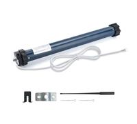 Anesty Motor de persiana enrollable, juego completo, 20 Nm, motor tubular, accionamiento de persiana para eje de 60 mm, 8 cantos, fuerza de tracción de 40 kg, con protección térmica e interruptores de