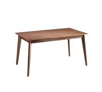 ANGEL CERDÁ 1008C Mesa comedor extensible nogal , Nogal , Chapa Nogal , 150/200 x 85 x 75 cm.