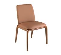 ANGEL CERDÁ 4135C Silla polipiel marrón , Marrón , Polipiel , 52 x 60 x 83