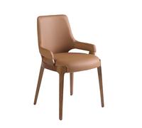 ANGEL CERDÁ 4136C Silla polipiel marrón , Marrón , Polipiel , 51 x 58 x 79