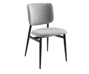 ANGEL CERDÁ 4147C Silla tela gris claro , Gris Claro , Tela , 48 x 60 x 83