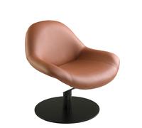 ANGEL CERDÁ 5116C Sillón giratorio polipiel marrón , Marrón , Polipiel , 86 x 83 x 79