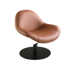 ANGEL CERDÁ 5116C Sillón giratorio polipiel marrón , Marrón , Polipiel , 86 x 83 x 79