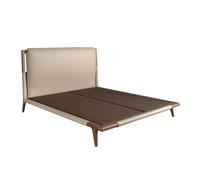Angel cerda cama polipiel color visón 120 cm