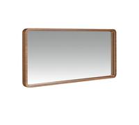 Ángel Cerdà – Espejo de pared 3035C rectangular con marco chapa nogal 100 x 50 x 7 cm