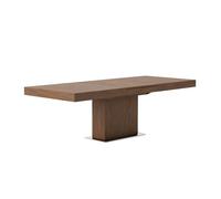 ANGEL CERDÁ 1015C Mesa comedor extensible nogal , Nogal , Chapa Nogal , 180/240 x 100 x 75 cm.