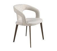 Silla tela blanco roto modelo 4173 angel cerdá s.l.silla con reposabrazos de diseño moderno con asiento y respaldo tapizados en tela color blanco roto.