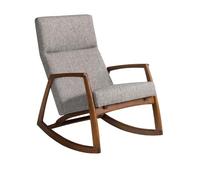 Ángel Cerdà – Sillón mecedor 5106 – Tela gris – 68x90x96 cm