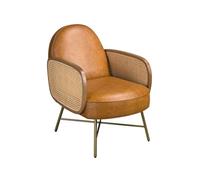 Sillón Piel Marrón Angel Cerdá 5162 60x81x80