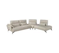 Angel cerda sofá chaise longue derecha piel arena