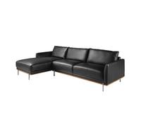 Angel cerda sofá chaise longue izquierda piel negro
