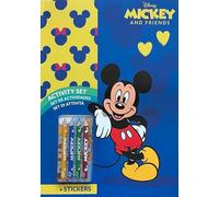 Angel Europa Libro de Actividades Disney, 48 Páginas, Incluye 2 Págs. de Stickers y 4 Lápices de Colores (Mickey 2)