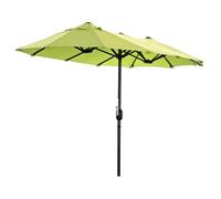 Angel Living Doble Sombrilla de Mercado 297 x 153 cm, Sombrilla de Jardín Protección contra Solar UV50+, Parasol para Jadín, Patio, Terraza