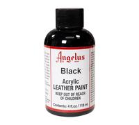 Angelus Leather Paint 4 Oz Black by Angelus