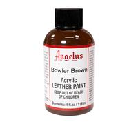 Angelus Leather Paint, Bowler Brown, 1oz jar (720-01-273)