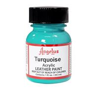 Angelus Unisex's 50-1948-A7 Pintura acrílica para cuero, turquesa, estándar de 1 oz