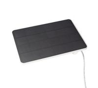 ANGGREK Panel Solar para Cámara, Cargador Solar USB 5V 4W Cable de 9.84ft IP65 Monocristalino for Cámaras de Seguridad en Exteriores (WHITE)