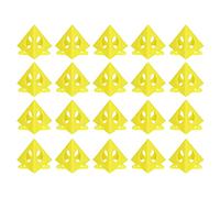 ANGGREK Soportes Cónicos Plástico para Pintura Carpintería Bases Triangulares Antideslizantes Puertas Armario Ligeros Apilables 20 Unidades