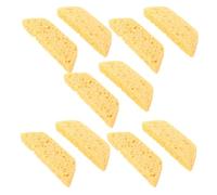 Angoily 10 Unidades Esponjas Absorbentes de Agua Accesorio de Esponja Protectora Amarilla para Amoladoras de Vidrio para Molinillos en Trabajos de Vidrieras y Manualidades