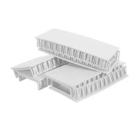 Angoily 10 Unidades Pieza de Repuesto para Espacios de Interruptores en Paneles Eléctricos, Plástico Blanco Diseño de Encaje, Barrera contra Humedad y Superficie Lisa para Construcción