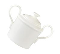 Angoily 1pieza Azucarero de Cerámica en Color Claro con Tapa Hermética Jarra para Almacenamiento de Azúcar con Diseño de Boca Ancha para Fácil Limpieza para Cocina y Cafetería